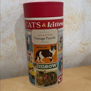 Cavallini & Co. Cats & Kittens Vintage - 1000 Piece Puzzle
